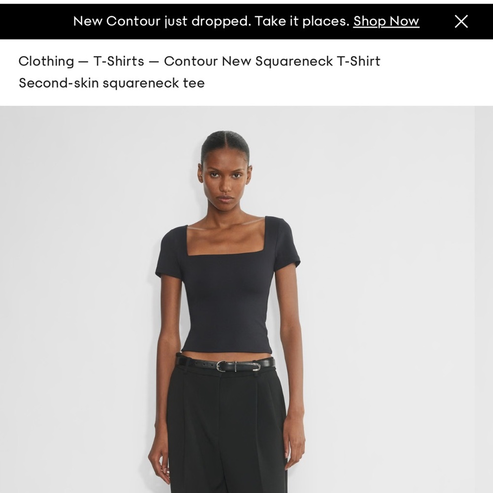 Contour New Squareneck T-Shirt- ARITIZA